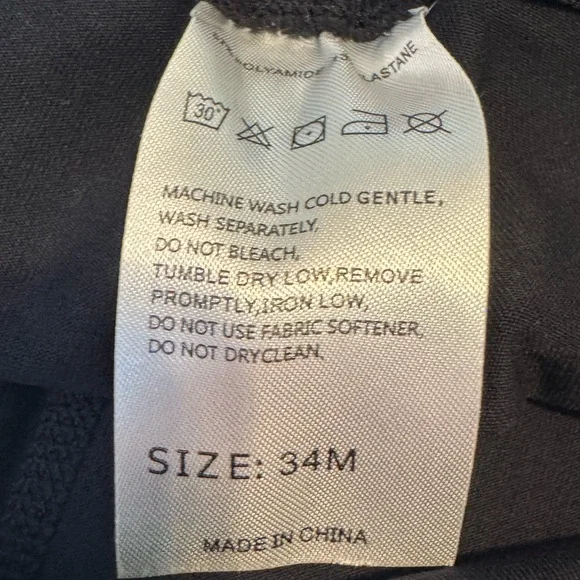 G Gradual Women's Flair Black Yoga Pants - Picture 5 of 6